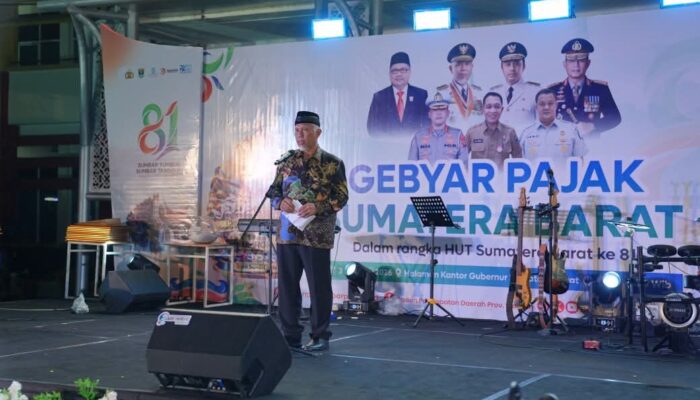 Gebyar Pajak 2026, Mahyeldi Ajak Warga Sumbar Taat Bayar Pajak untuk Perkuat Pembangunan