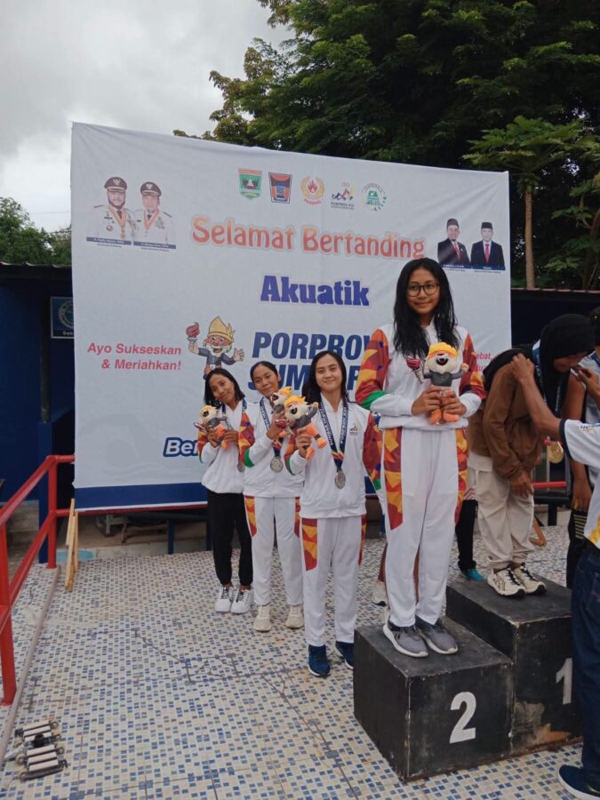 Akuatik Dharmasraya Sumbang 4 Medali di Porprov XVI Sumbar, Total Raihan Jadi 9 Medali