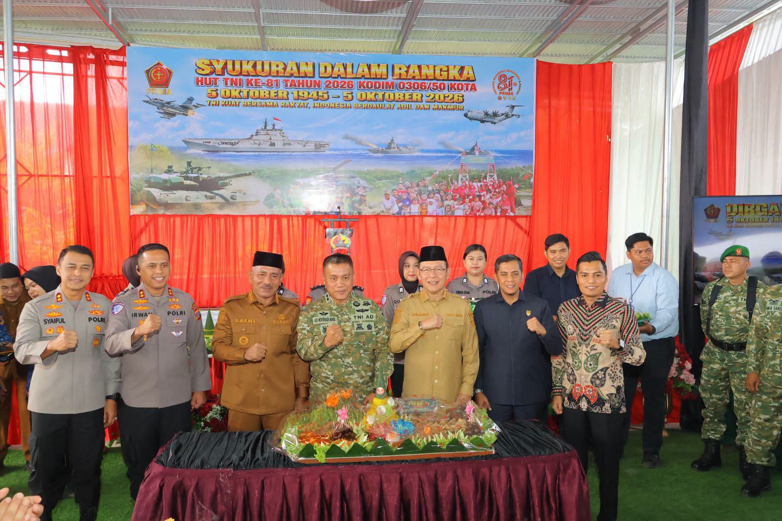 HUT ke-81 TNI, Zulmaeta Tegaskan Sinergi TNI-Rakyat Kawal Keamanan dan Pembangunan Payakumbuh