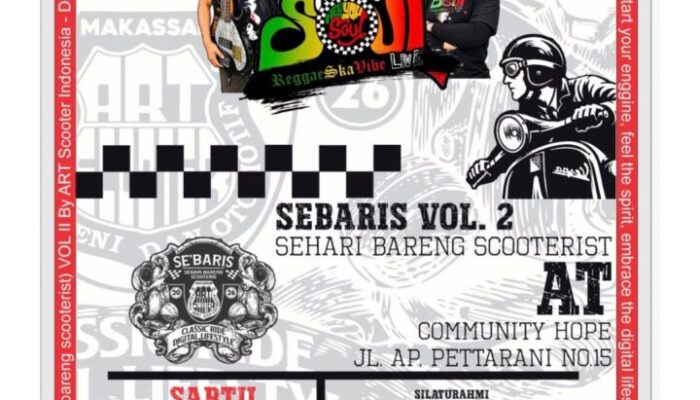 Hey You Soul dari Padang Panjang Tampil di Makassar, Jadi Guest Star ART Scooter Indonesia