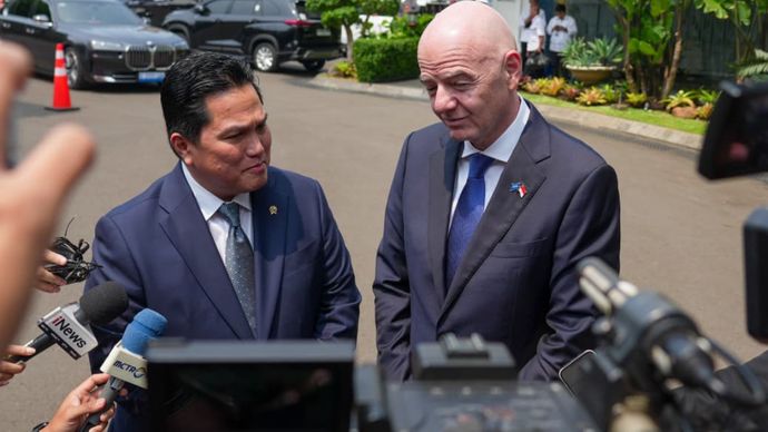 Gianni Infantino Temui Prabowo di Istana, Puji Indonesia Sukses Gelar FIFA ASEAN Cup