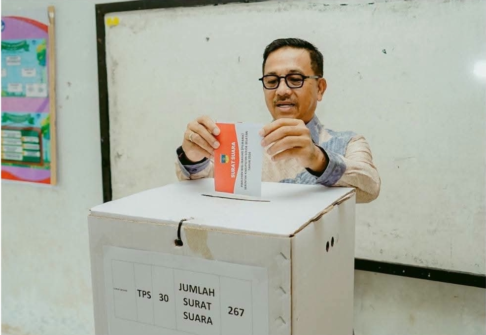 Pilwana Solsel 2026: Usai Nyoblos, Bupati-Wabup Pantau Langsung Sejumlah TPS