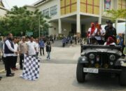 pelepasan kirab api obor porprov